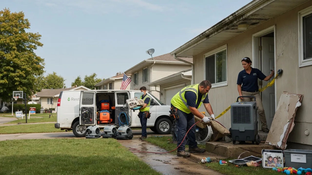 Water Damage Restoration in Marietta, IL near me
